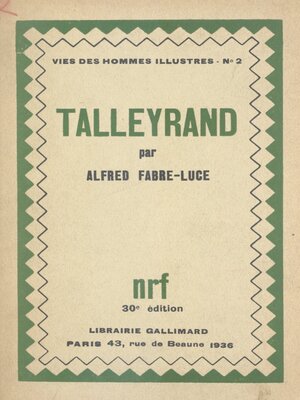 cover image of Talleyrand